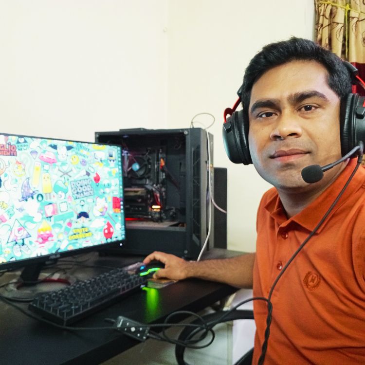 Local SEO expert in Bangladesh working in office environment