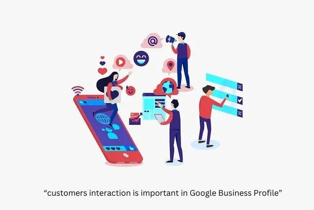 A visual representation of customer interactions on a Google Business Profile